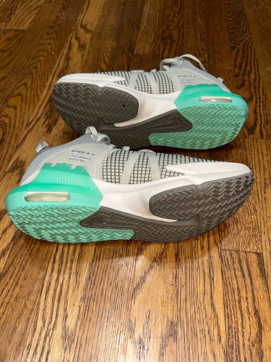 Nike LeBron Witness VII HO 22 Gray/Teal Performance Training Shoes Men’s 11.5 main image 9